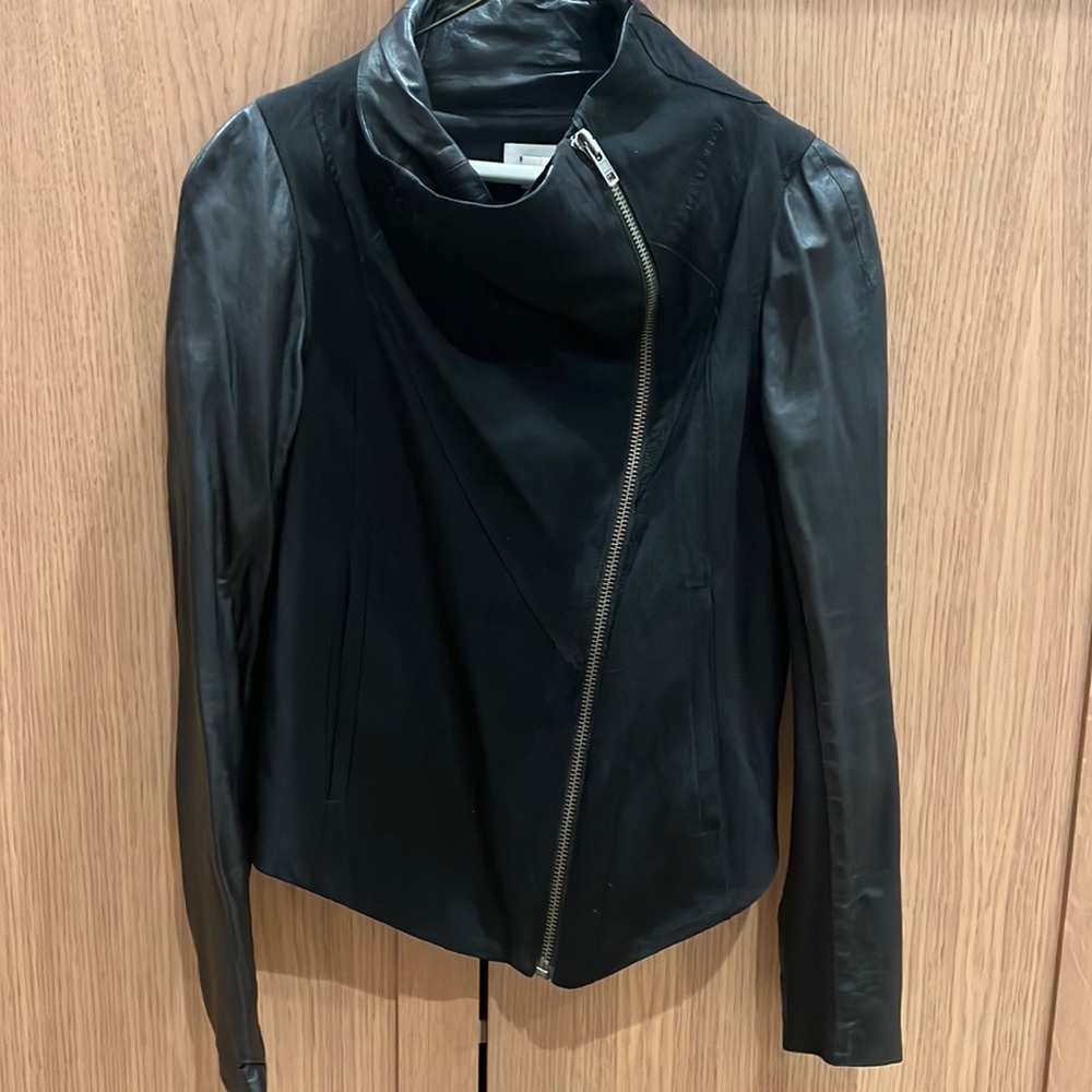 Helmut Lang lamb leather jacket